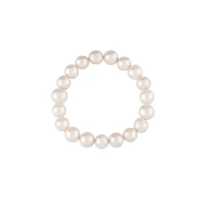 Majorcan Style White Pearl Bracelet