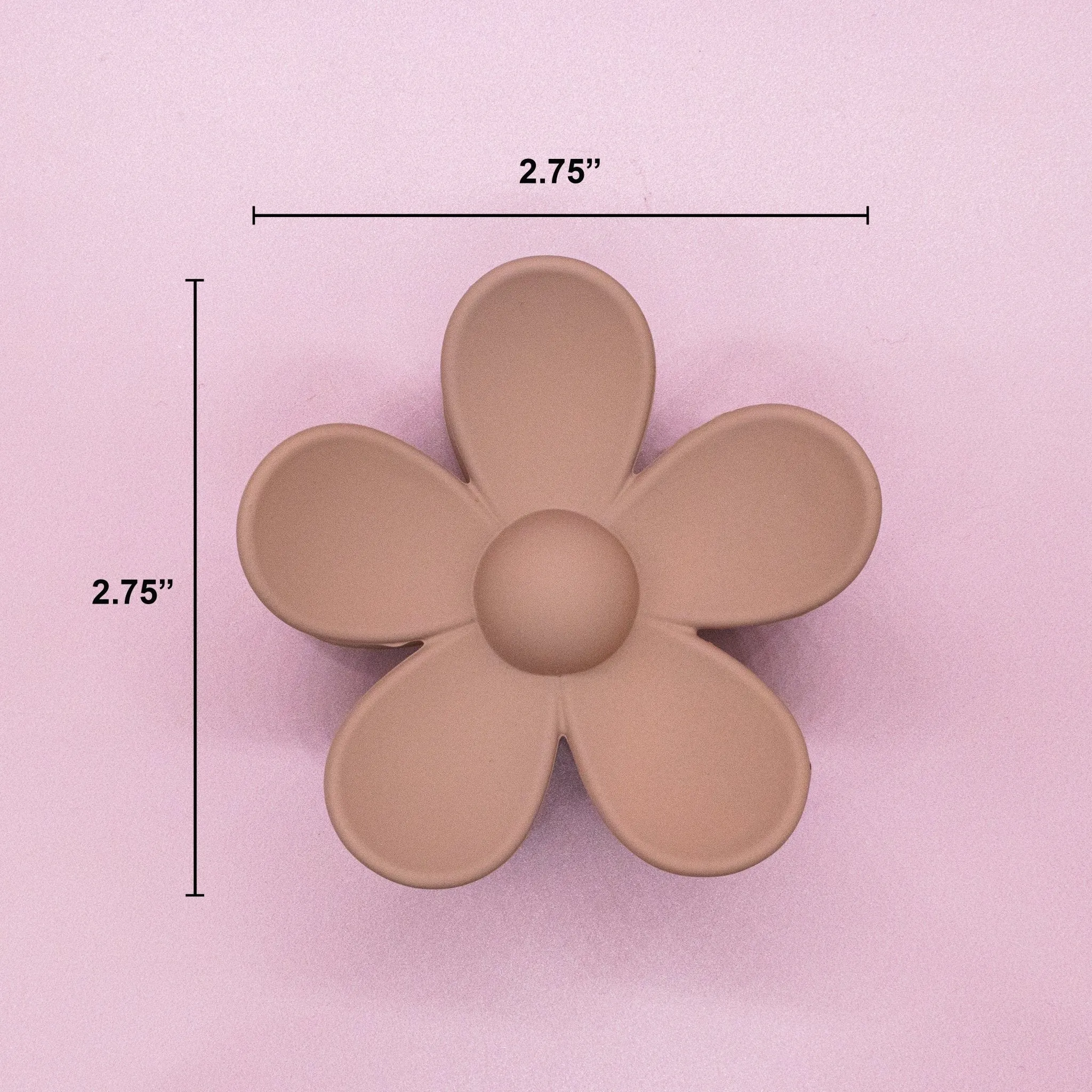 Matte Hair Claw Clip - Large Daisy Flower