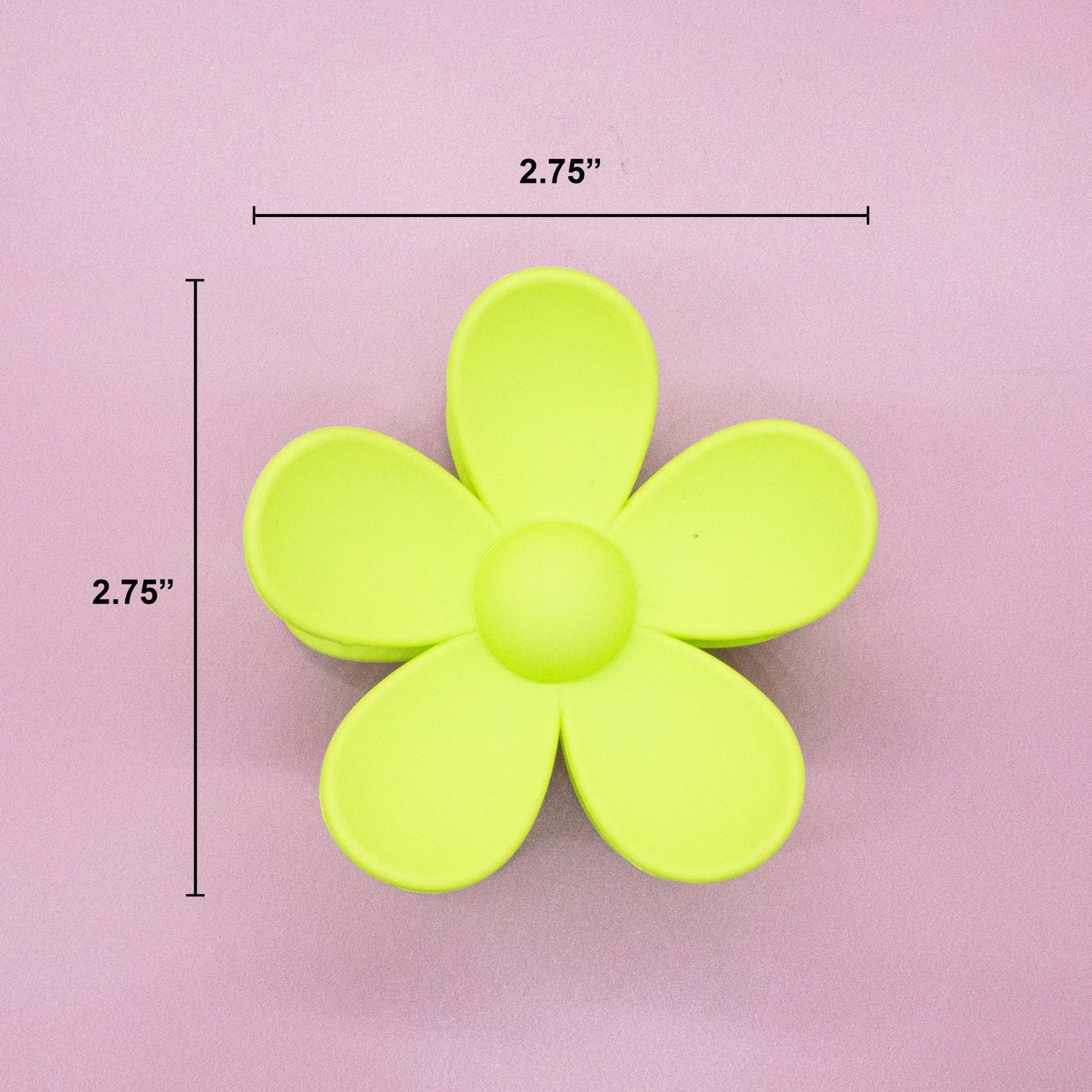 Matte Hair Claw Clip - Large Daisy Flower