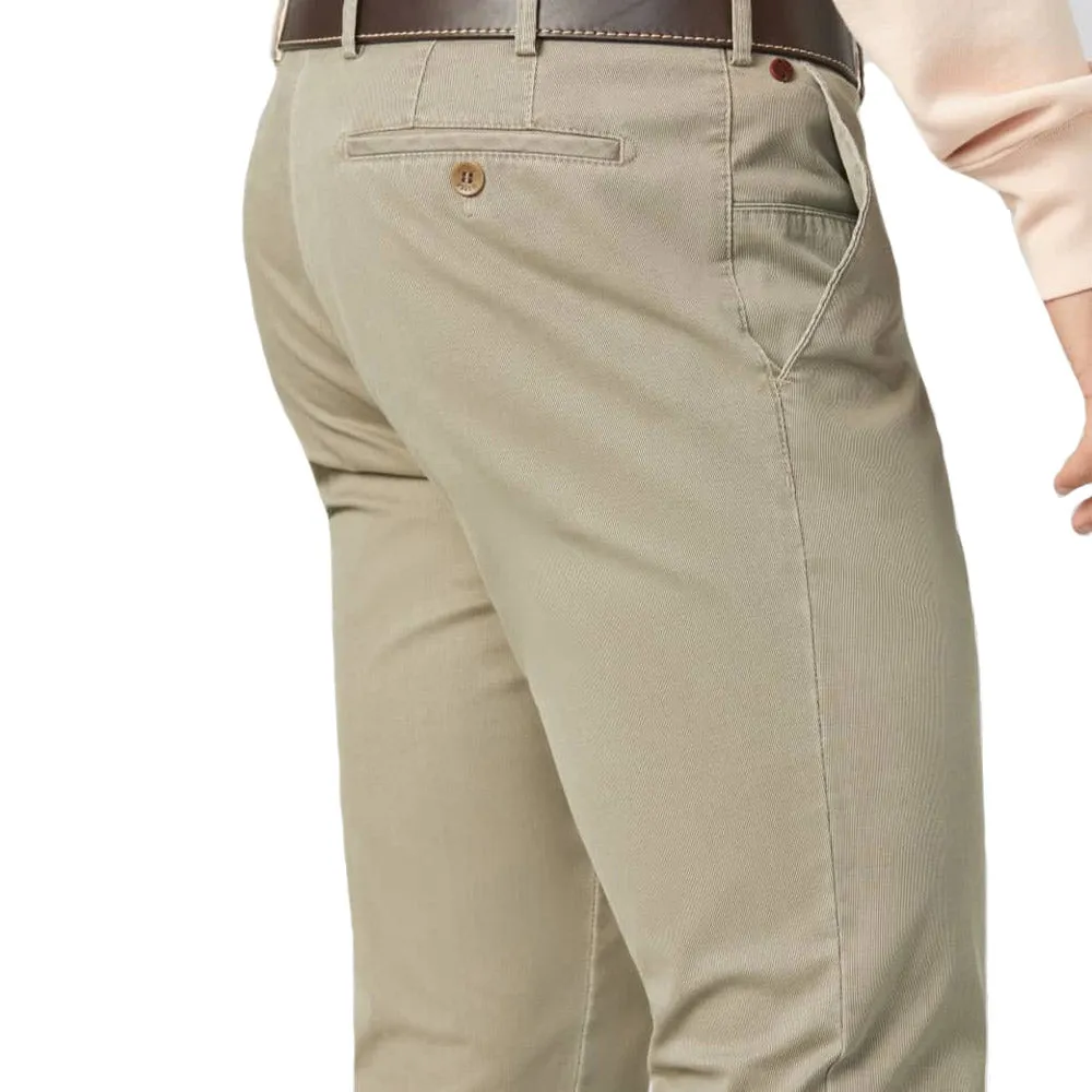 Meyer Soft Cotton Chino - Taupe