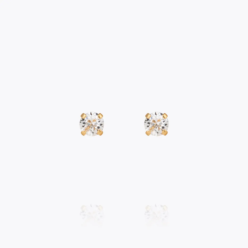 Mini Stud Earrings / Crystal