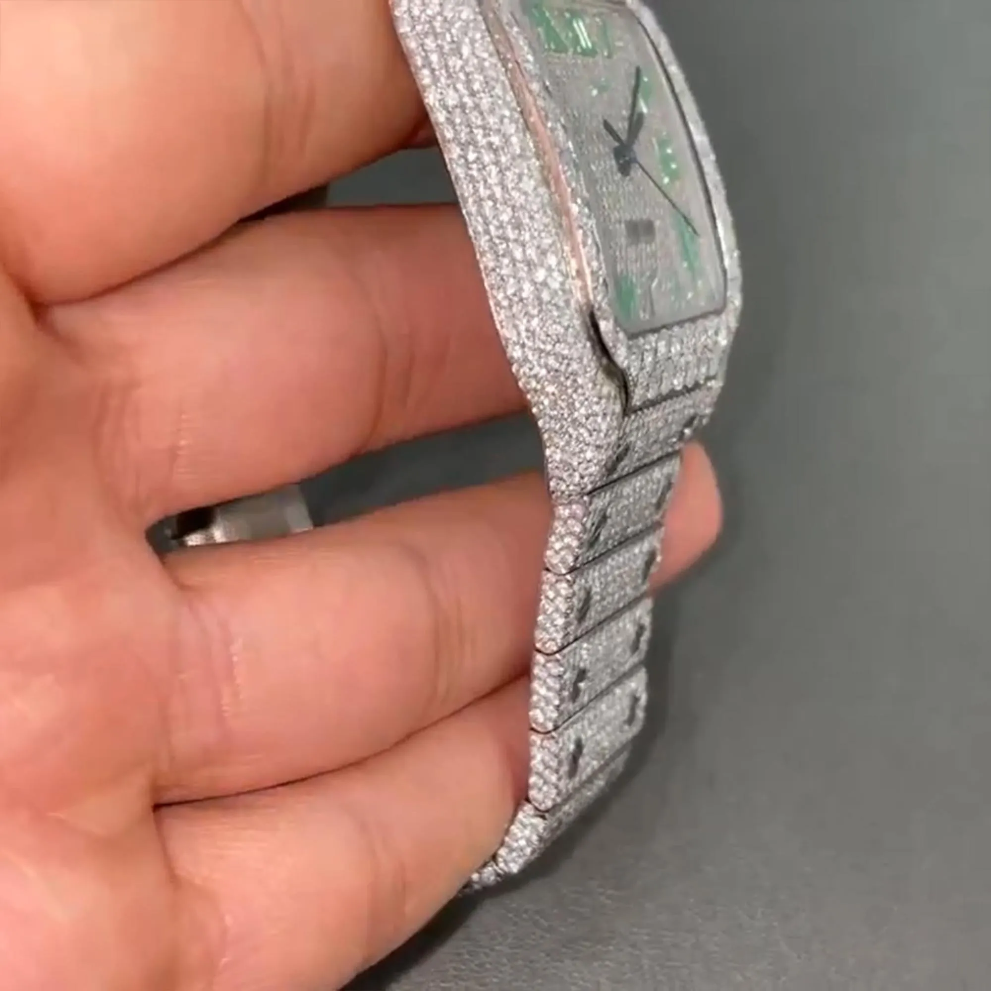 Moissanite watch | diamond watch(W-26)