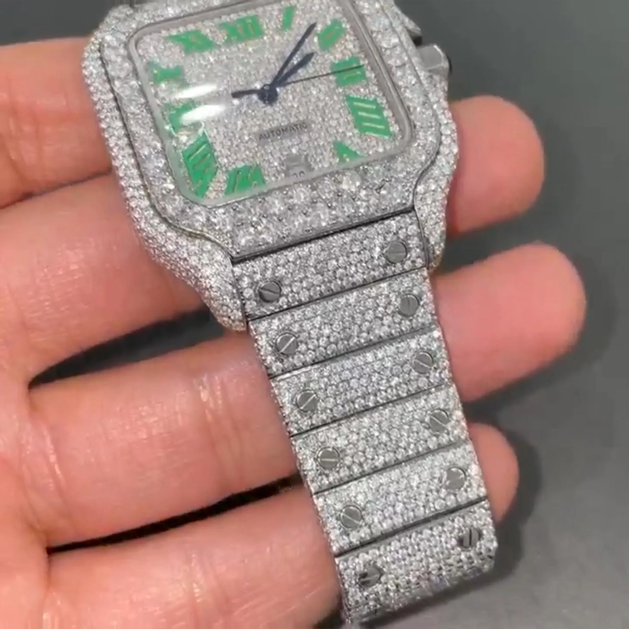 Moissanite watch | diamond watch(W-26)