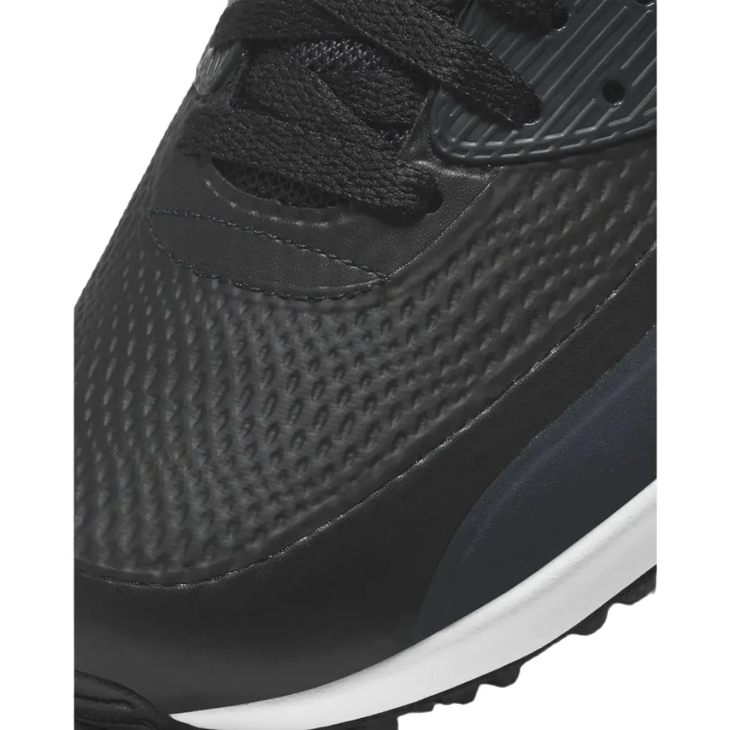 Nike Air Max 90 G Spikeless Golf Shoe - Black/White