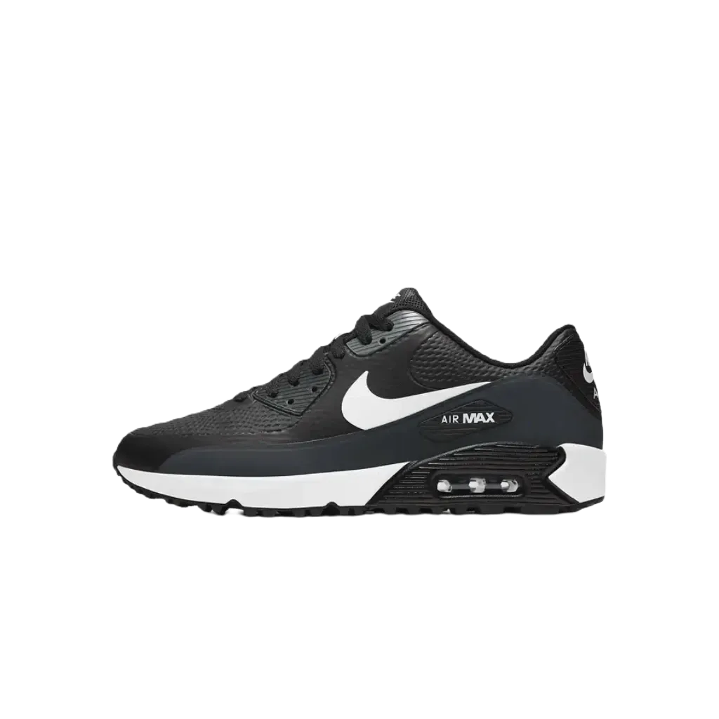 Nike Air Max 90 G Spikeless Golf Shoe - Black/White