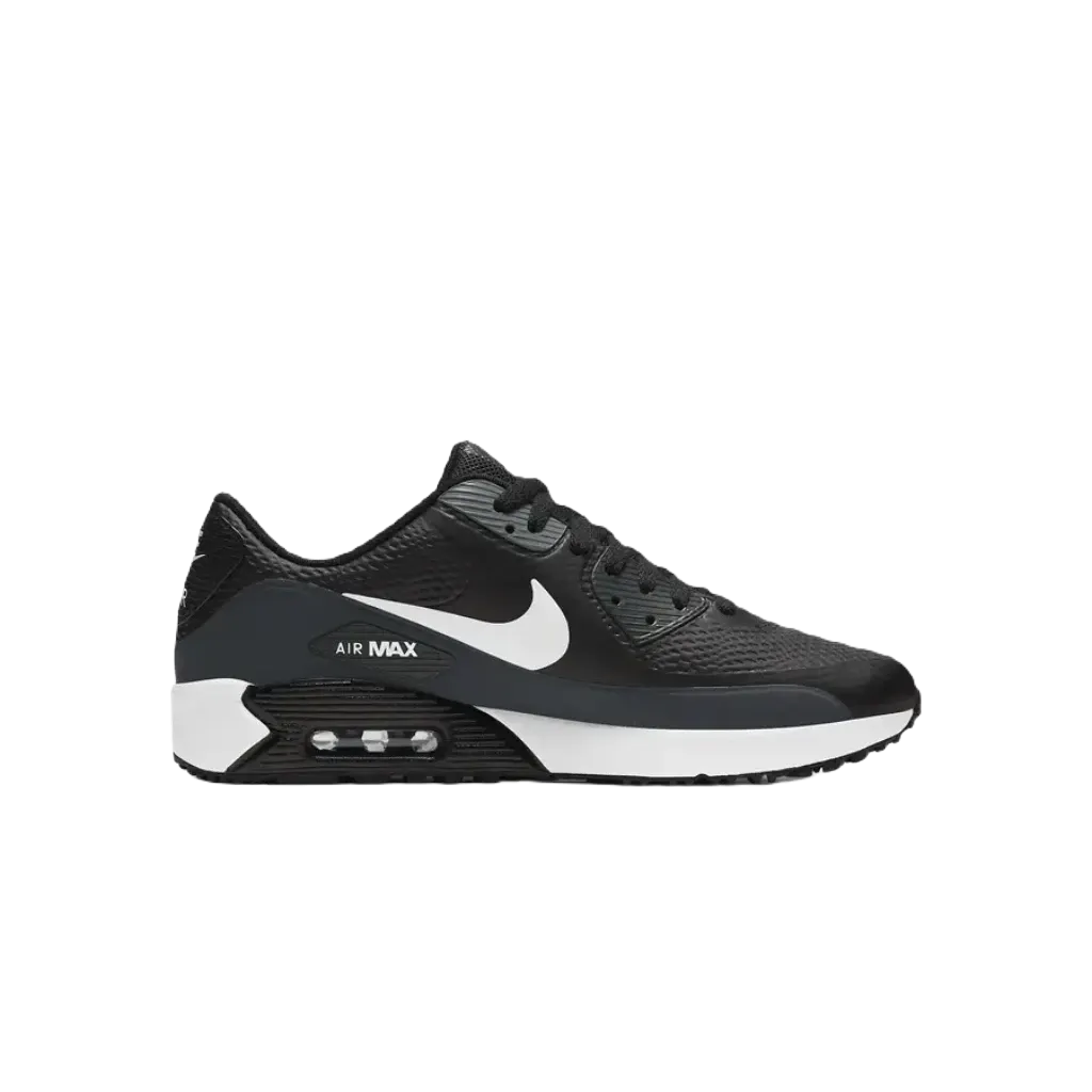 Nike Air Max 90 G Spikeless Golf Shoe - Black/White