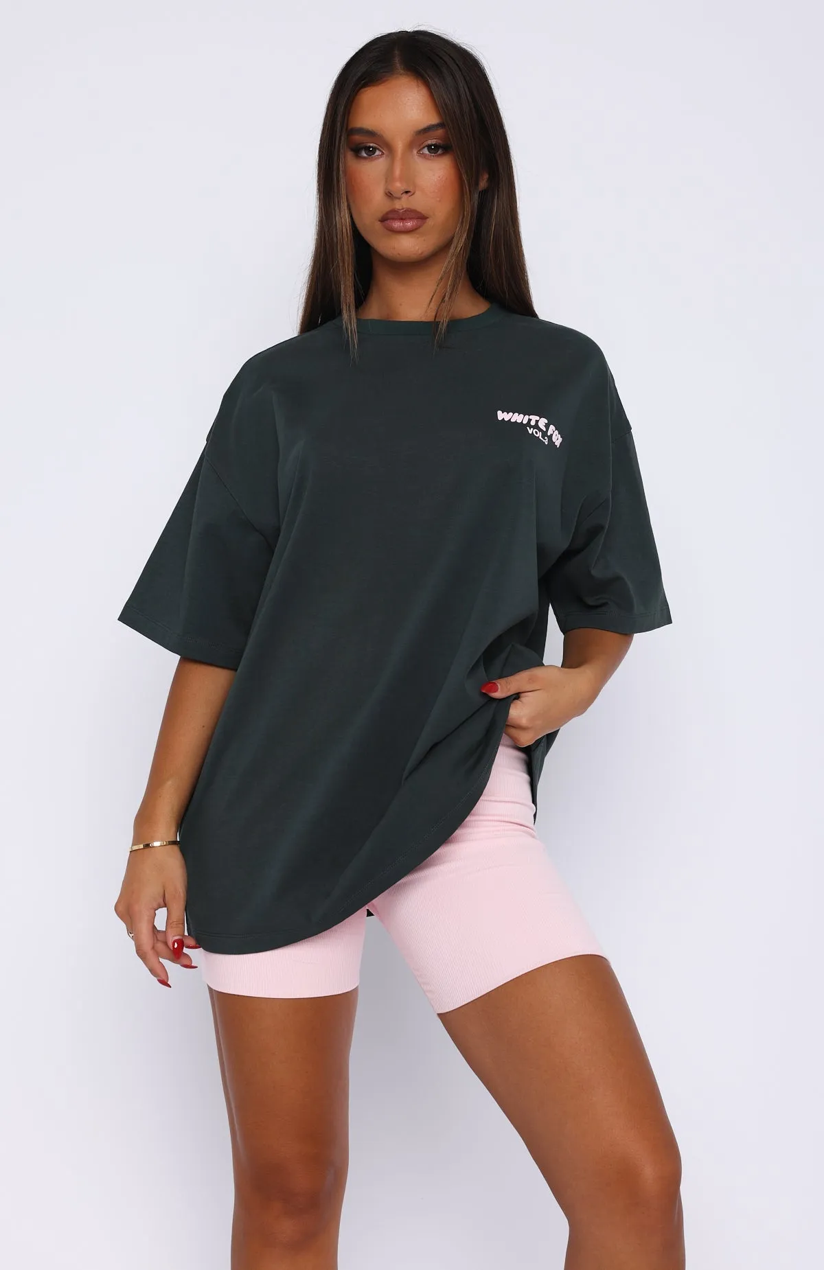 Offstage Oversized Tee Dark Green