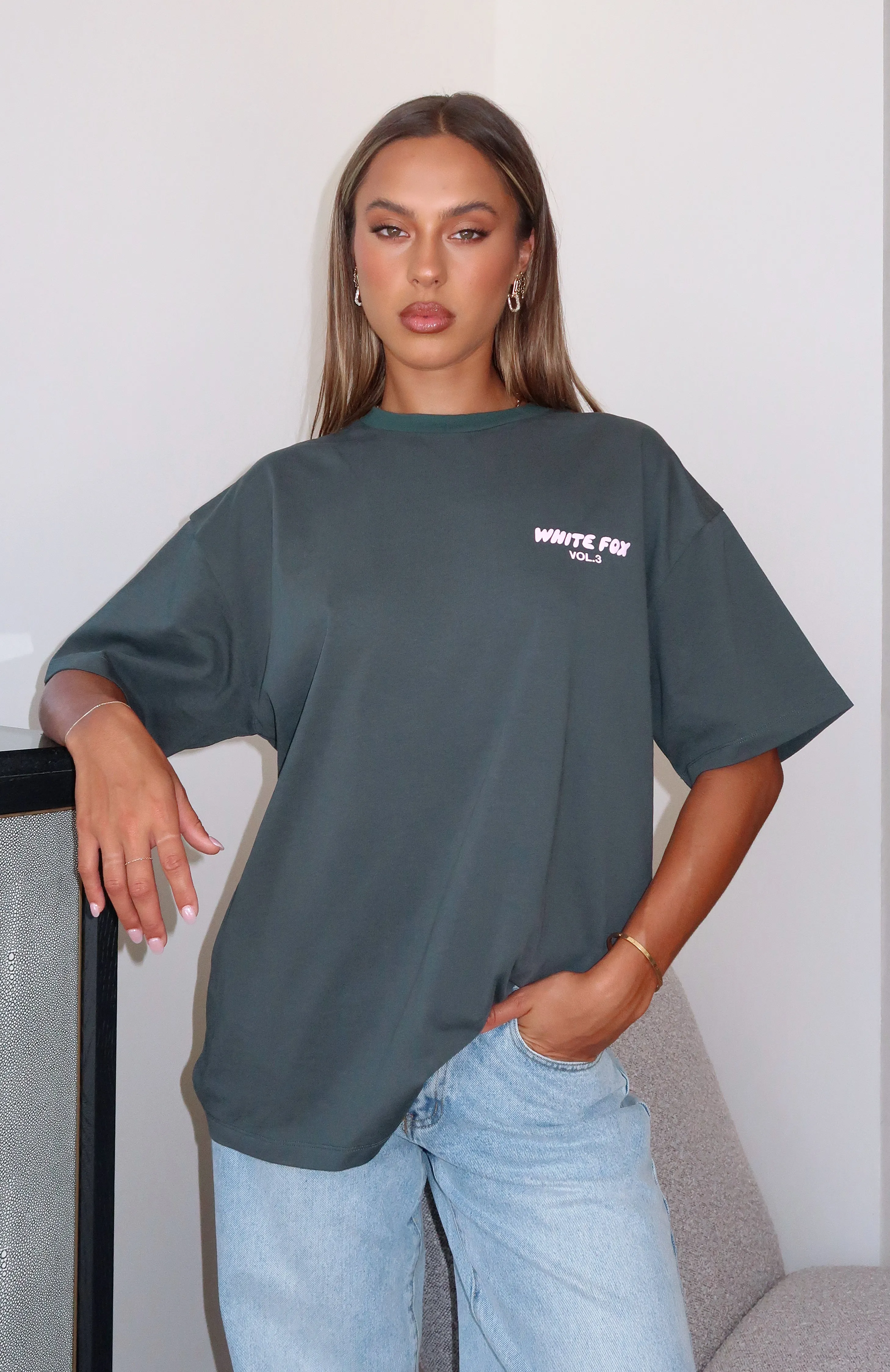 Offstage Oversized Tee Dark Green