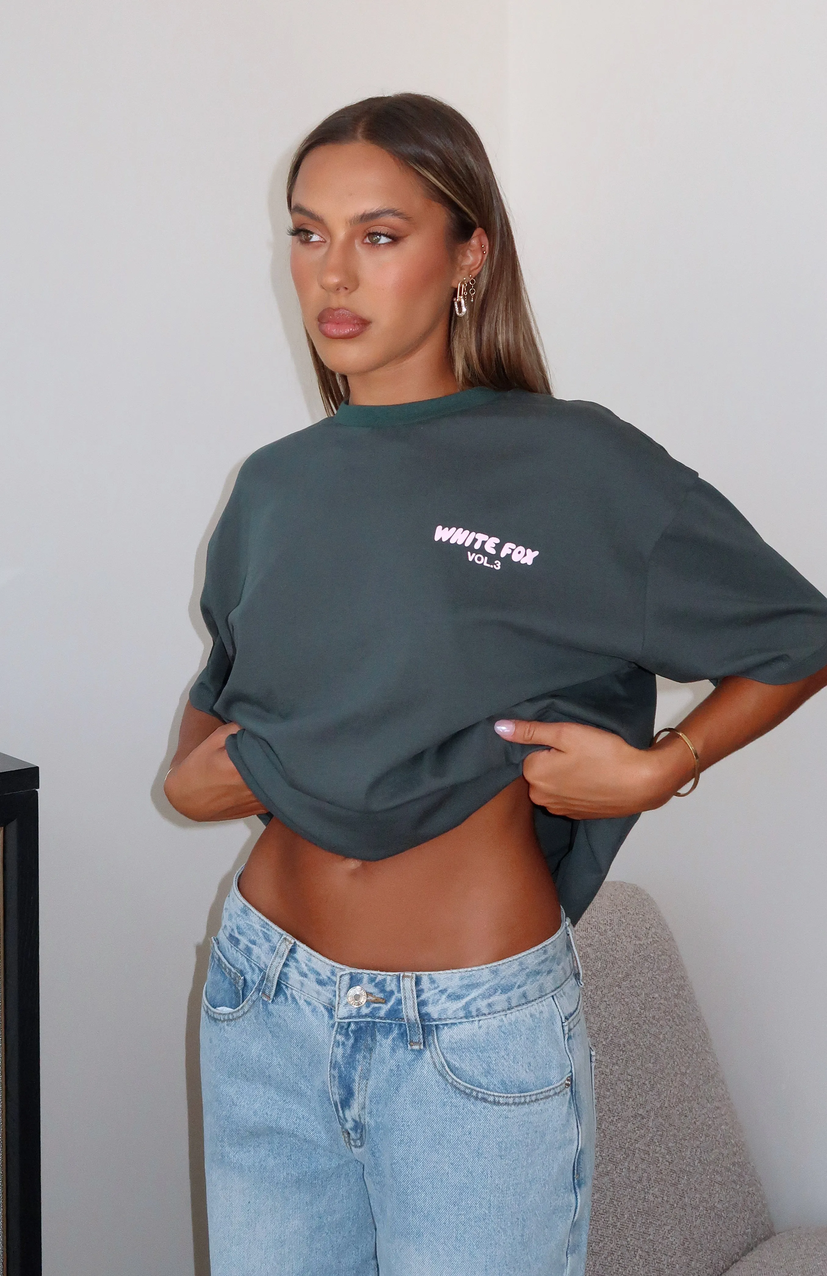 Offstage Oversized Tee Dark Green