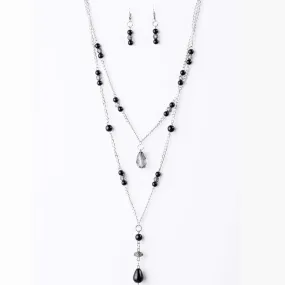 On Cloud Nine Black Necklace