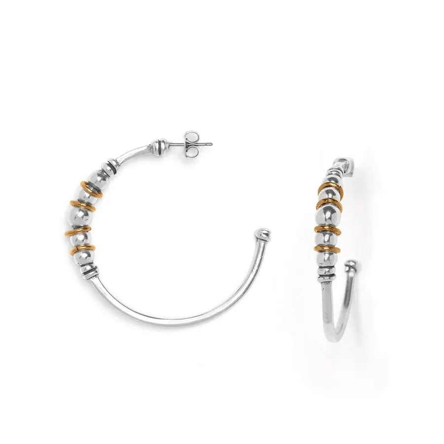 Ori Tao Bijoux Open Beaded Hoop Post Earrings