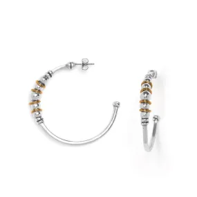 Ori Tao Bijoux Open Beaded Hoop Post Earrings