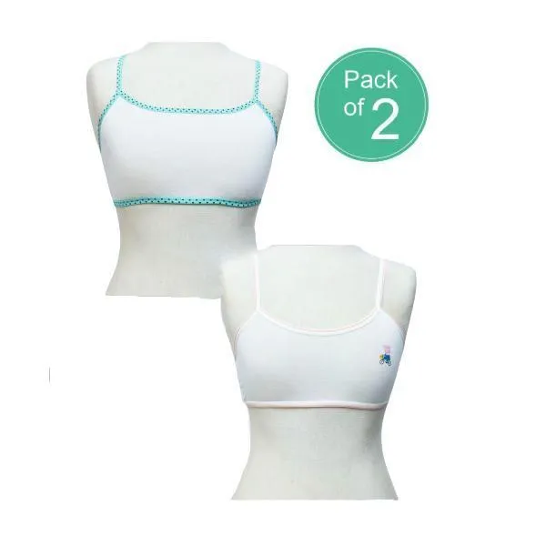 Pack Of Two Cotton Beginners Bra