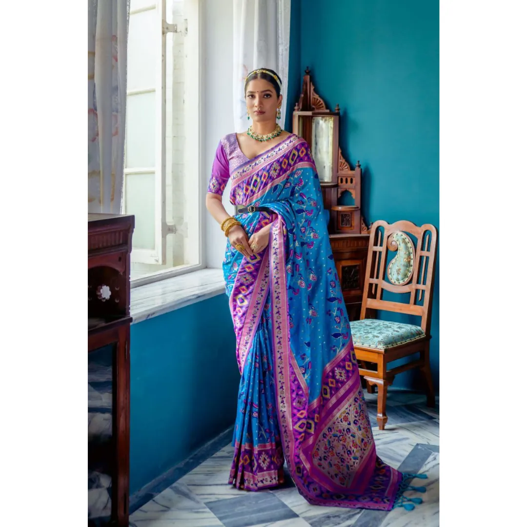 Paithani Patola Banarasi Soft Silk Saree