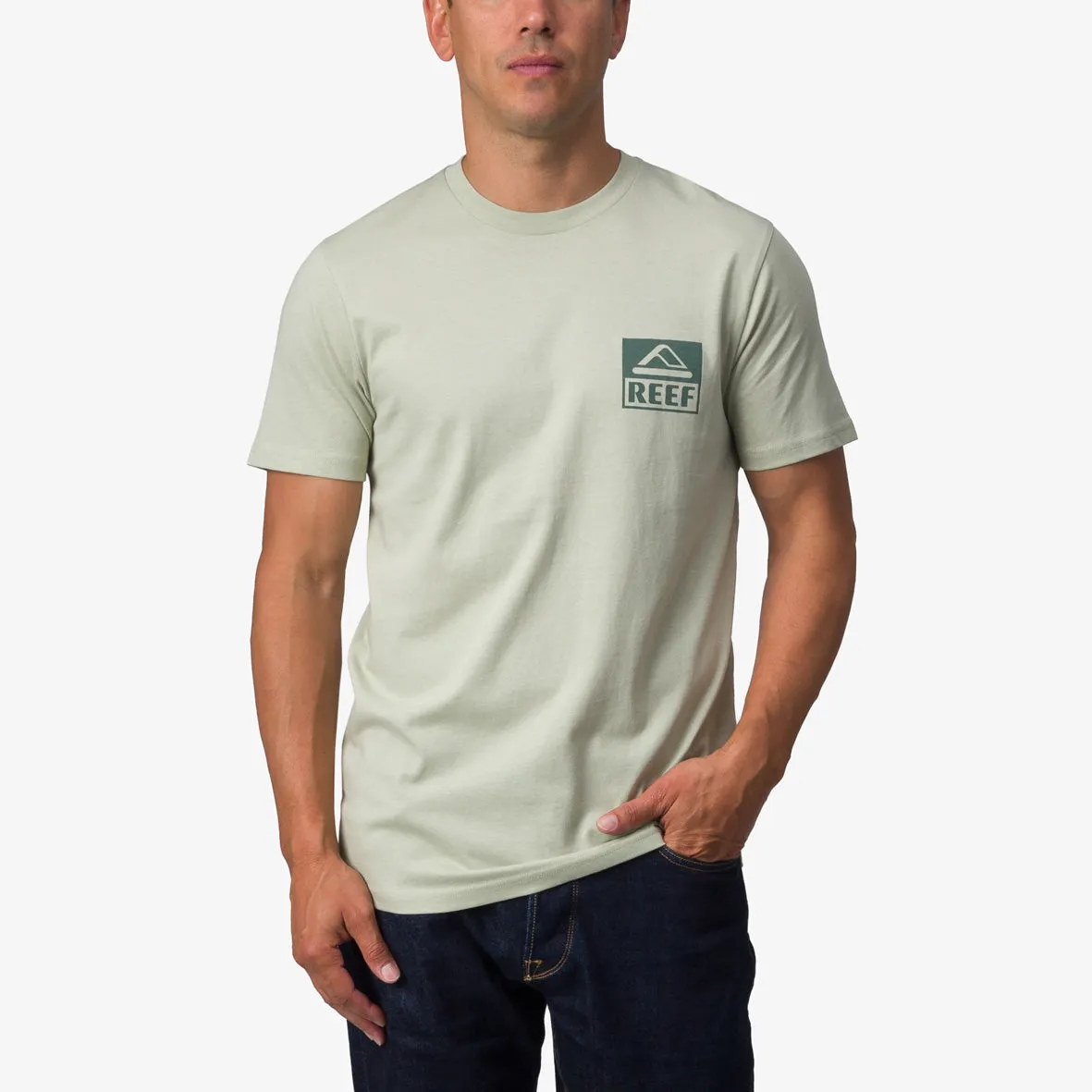 Palms Tee- Sage