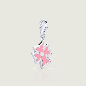 Pink Cross Dangle Charm