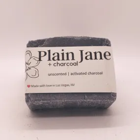 Plain Jane   Charcoal Natural Bar Soap