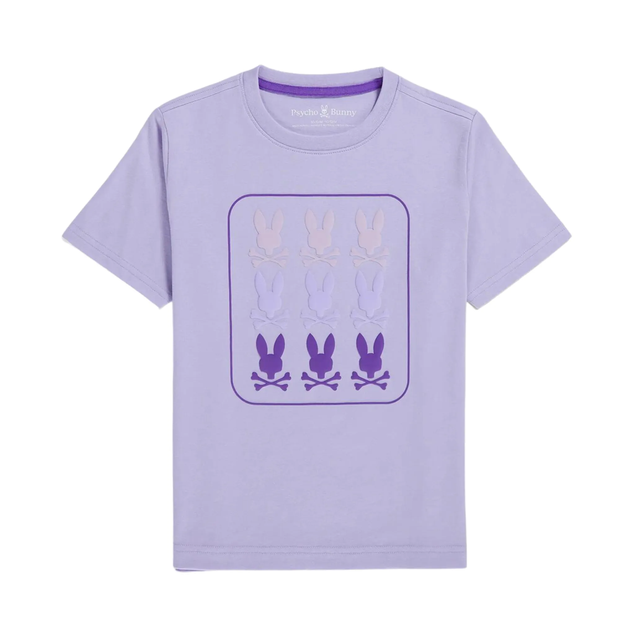 Psycho Bunny Barker Graphic Tee (Digital Lavender)