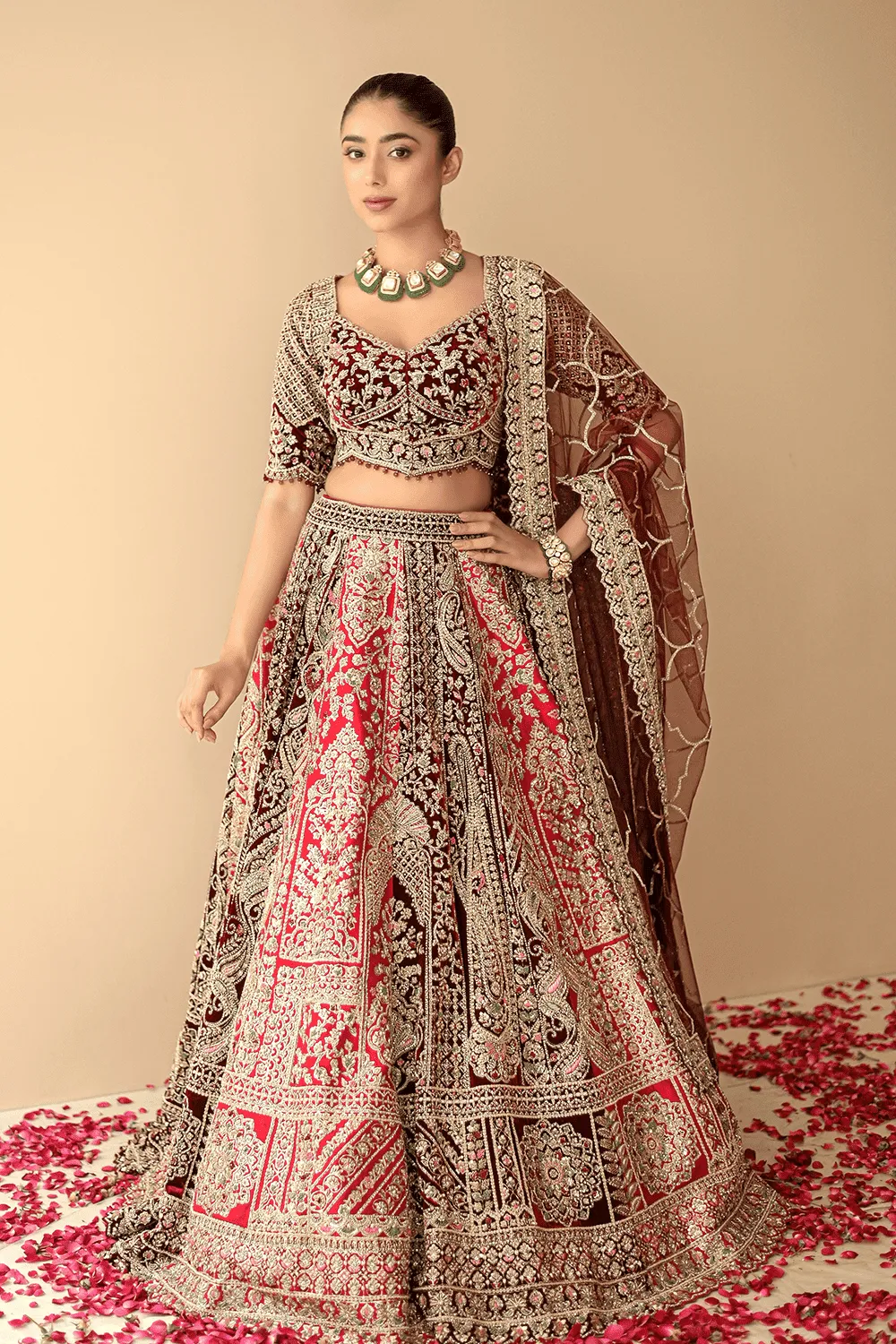 Red Lehenga