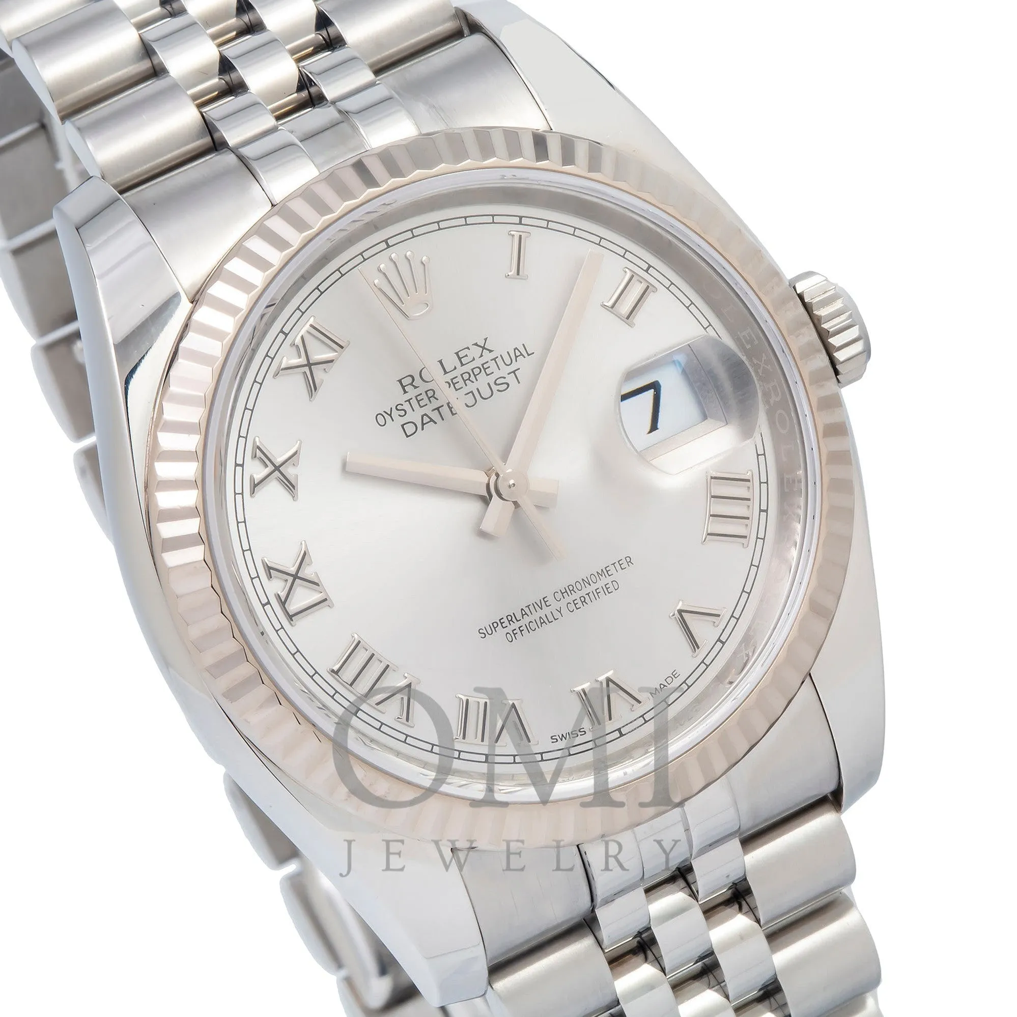 Rolex Datejust 116234 36MM Silver Dial With Stainless Steel Bracelet