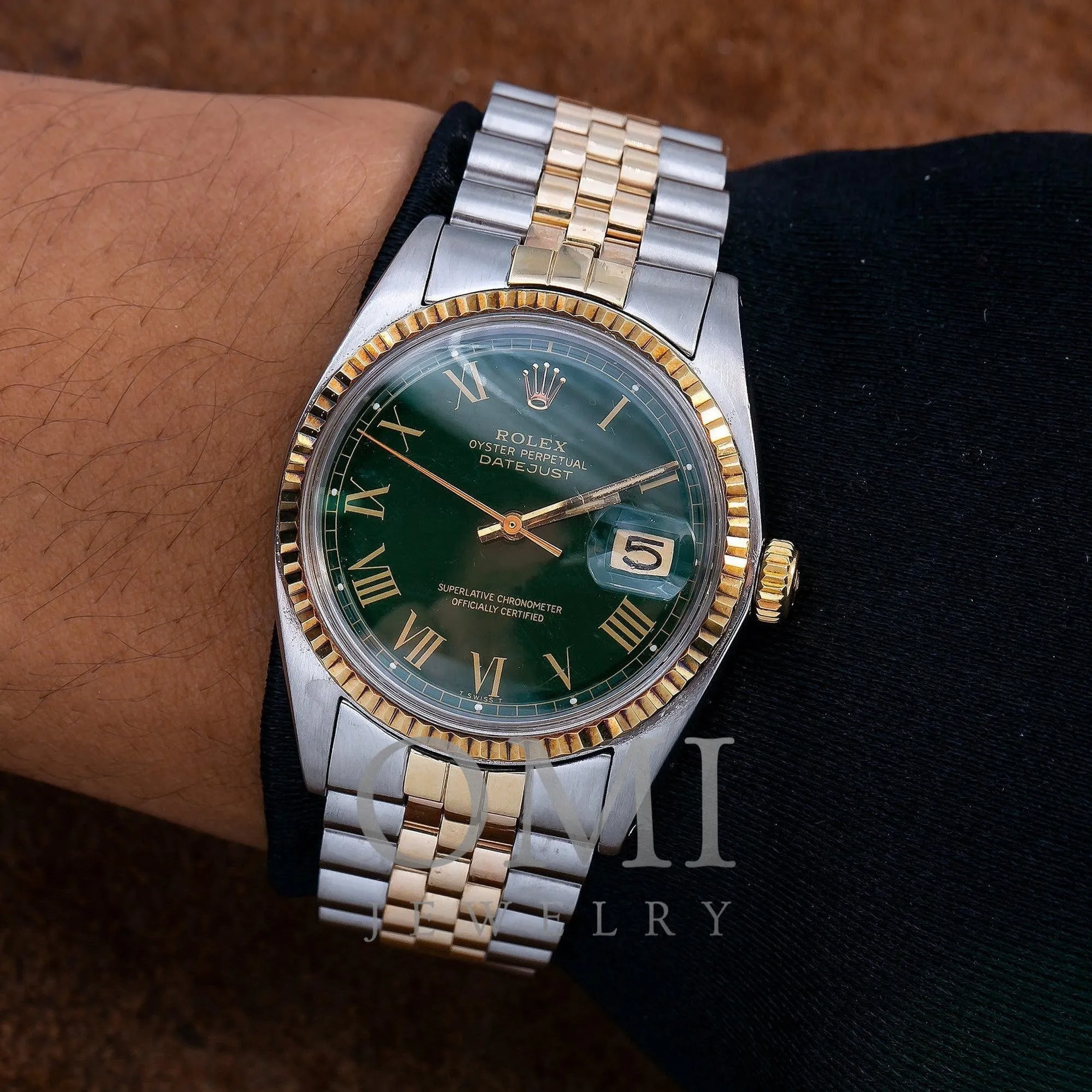 Rolex Datejust 1601 36MM Green Dial With Two Tone Bracelet