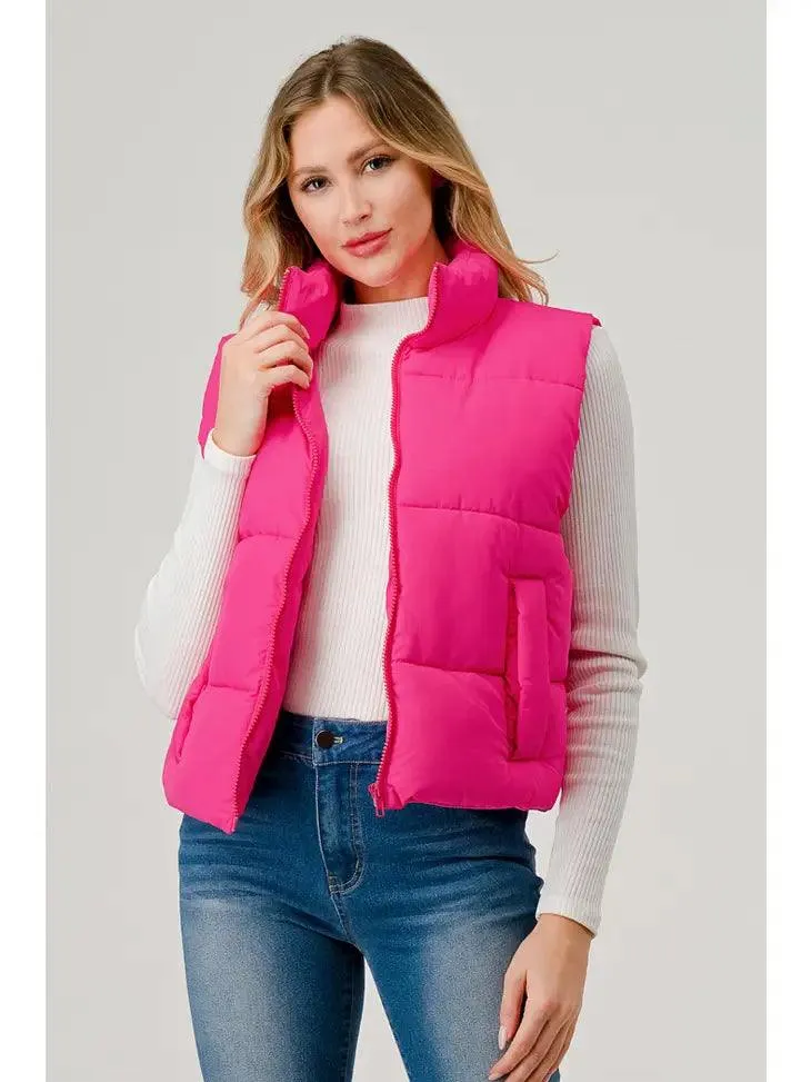 Short Puffer Vest