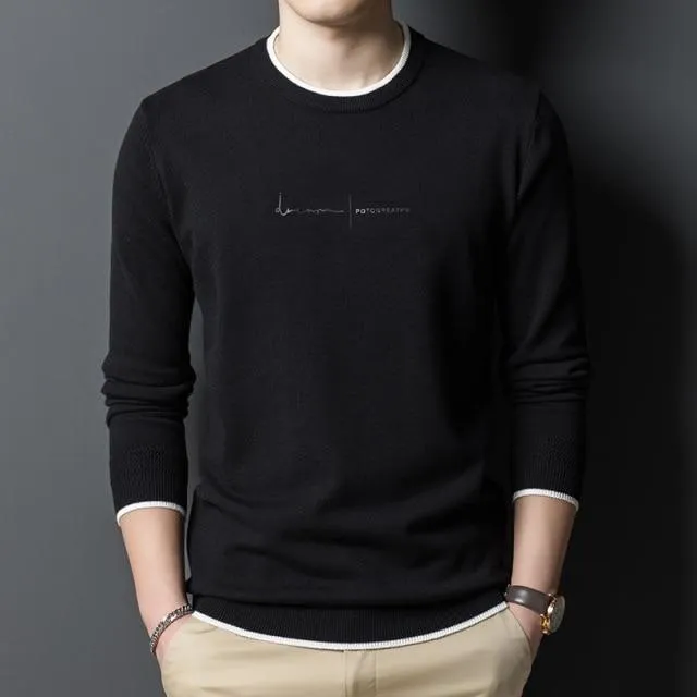 Signature Crew Neck Sweater For Men