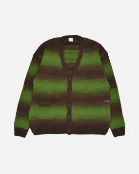 Striped Knitted Cardigan - Delicioso/Foliage