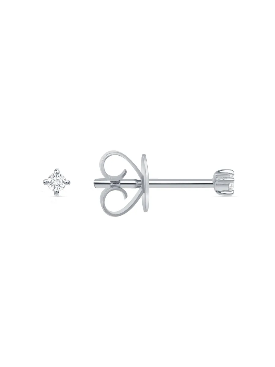 Teeny Diamond Stud Earring 14K