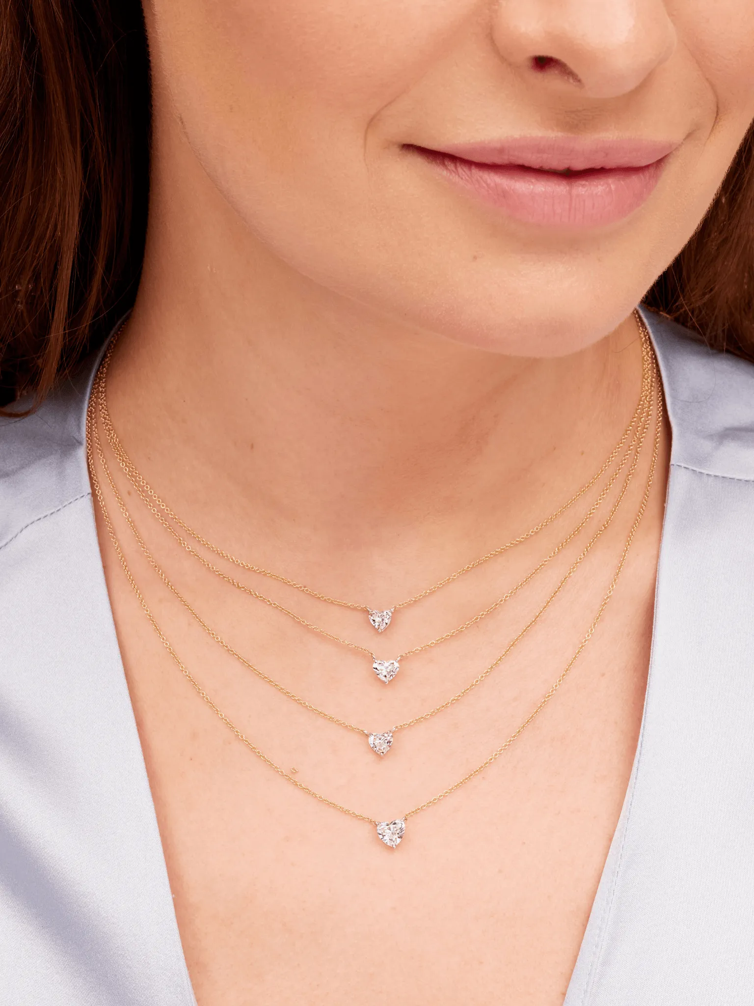 The Diamond Heart Necklace 14K