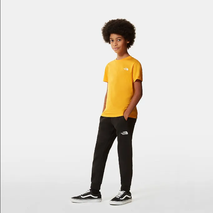 The North Face boys' SS Simple Dome short sleeve t-shirt NF0A2WAN56P1 gold