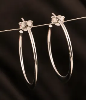 The Urvi Silver Hoops