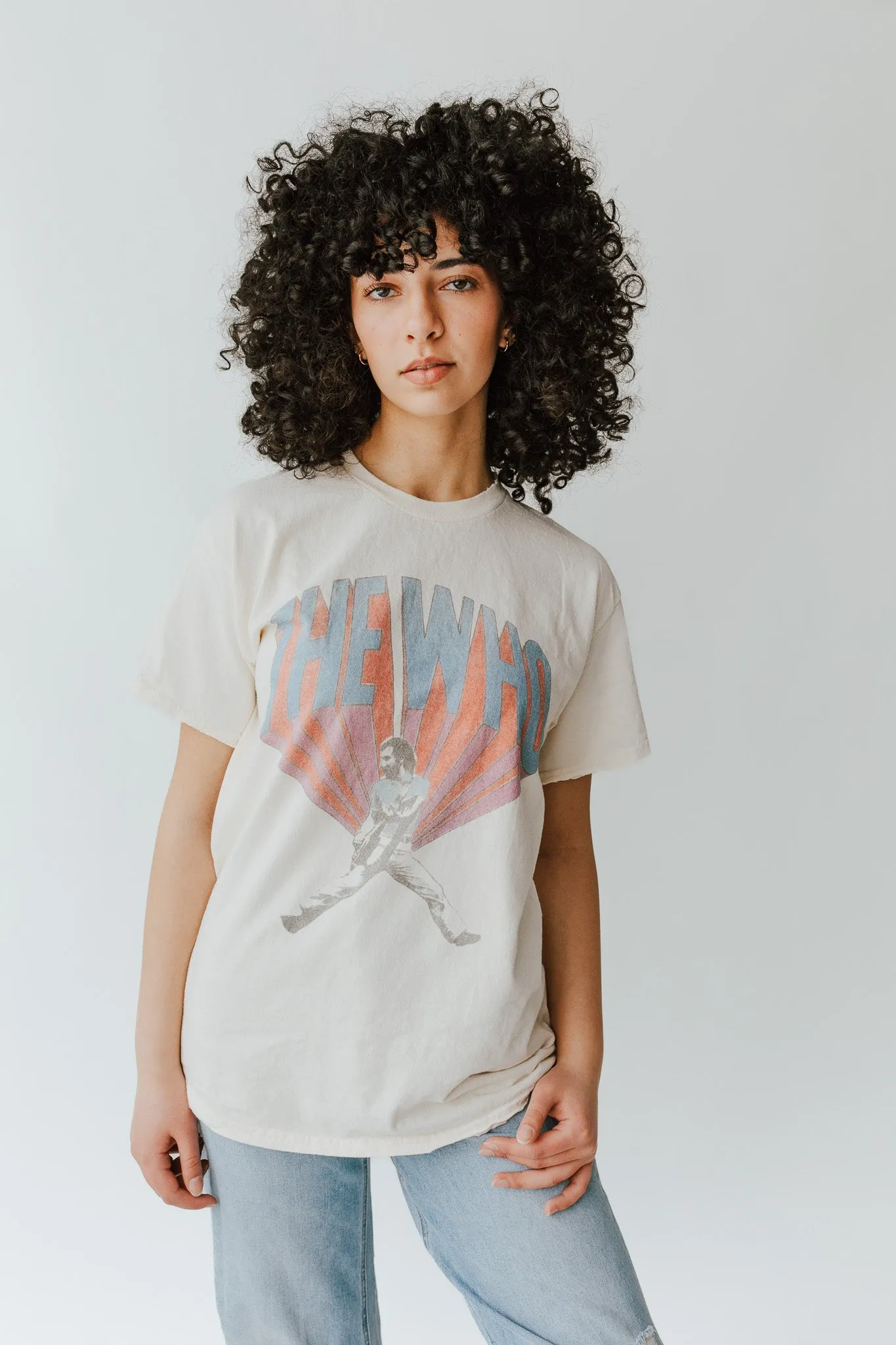 The Who Graphic Tee in Off White