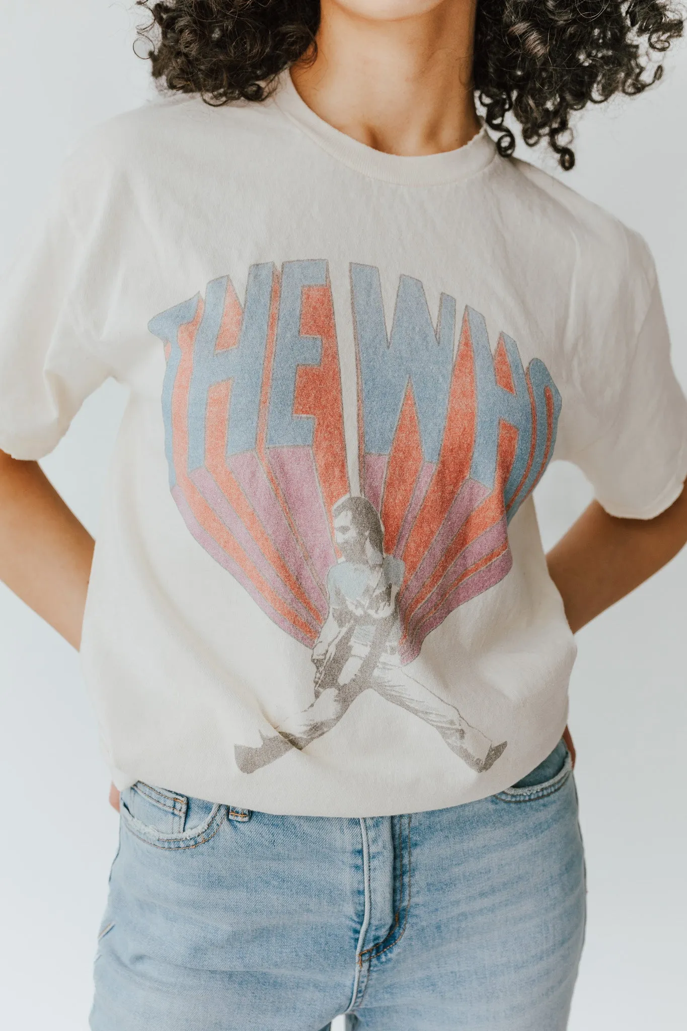 The Who Graphic Tee in Off White