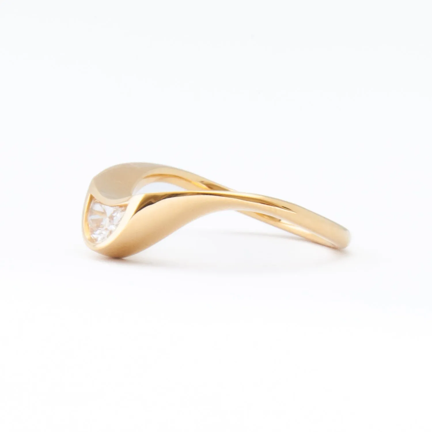 Tycho Crescent Diamond Ring