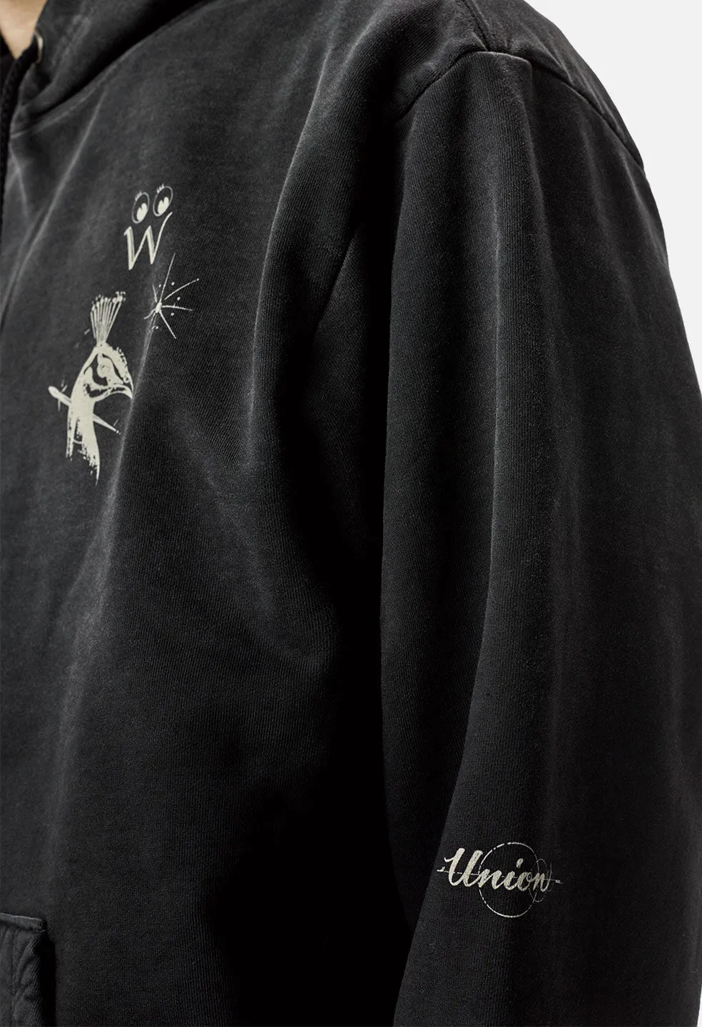 Union x Dr. Woo Hoodie / Vintage Black