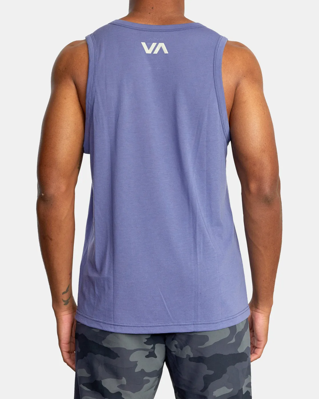 VA RVCA Blur Performance Tank Top - Imperial