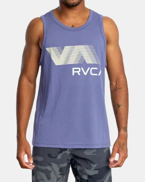 VA RVCA Blur Performance Tank Top - Imperial