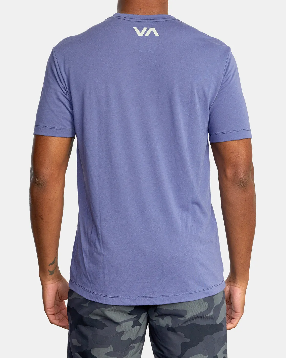 VA RVCA Blur Short Sleeve Performance Tee - Imperial