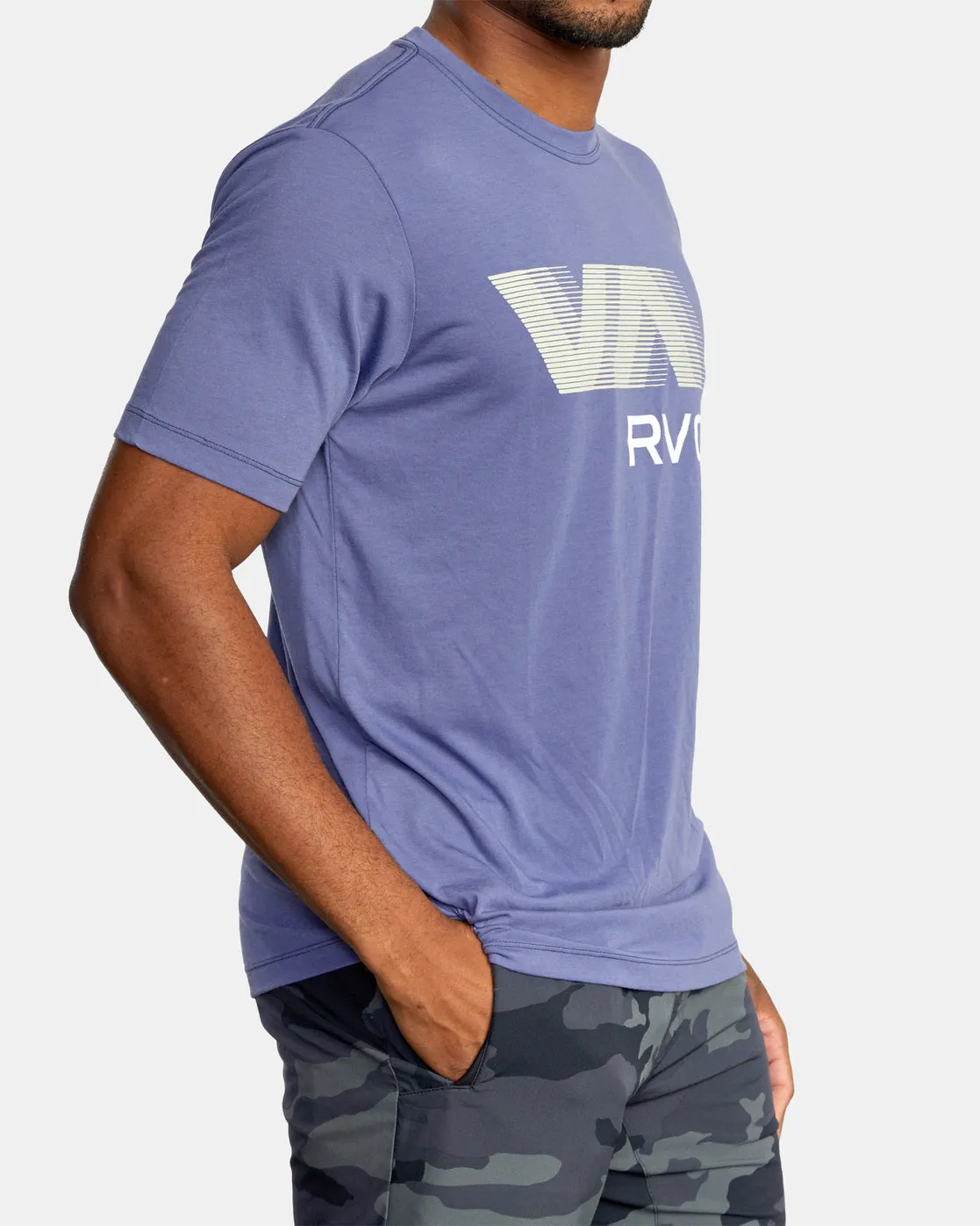 VA RVCA Blur Short Sleeve Performance Tee - Imperial