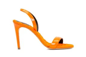 VIVIEN IN ORANGE VEGAN PATENT LEATHER