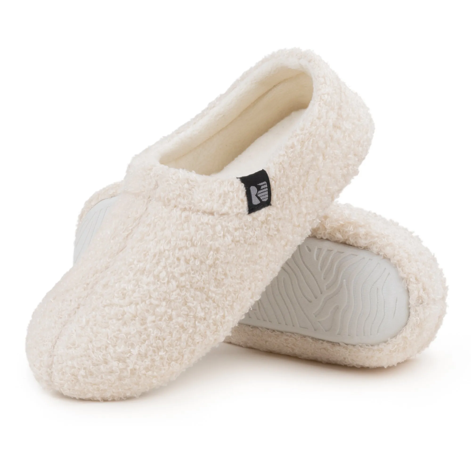 Women's Fuzzy Fleece Closed Back Indoor Slipper