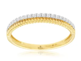 Yellow Gold Gold Diamond Band